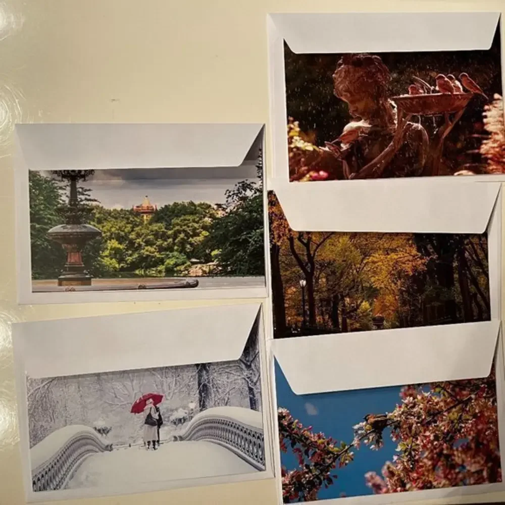 Central Park‎ Conservatory Greeting Cards – Set of 5 Blank Cards  Any Occasion